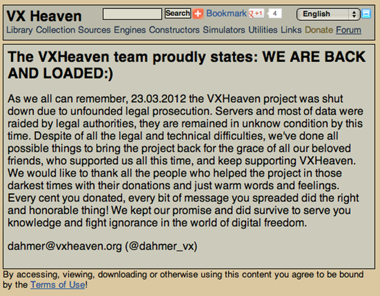 Vx Heavens Virus Collection